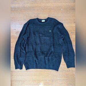 Lacoste sweater black size 7 (XL)